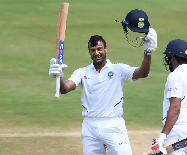 Ind vs SA: मयंक अग्रवाल ने ठोका टेस्ट करियर का पहला शतक, कर दिया कमाल - India vs South Africa Mayank Agarwal smash maiden Test Century of his Career