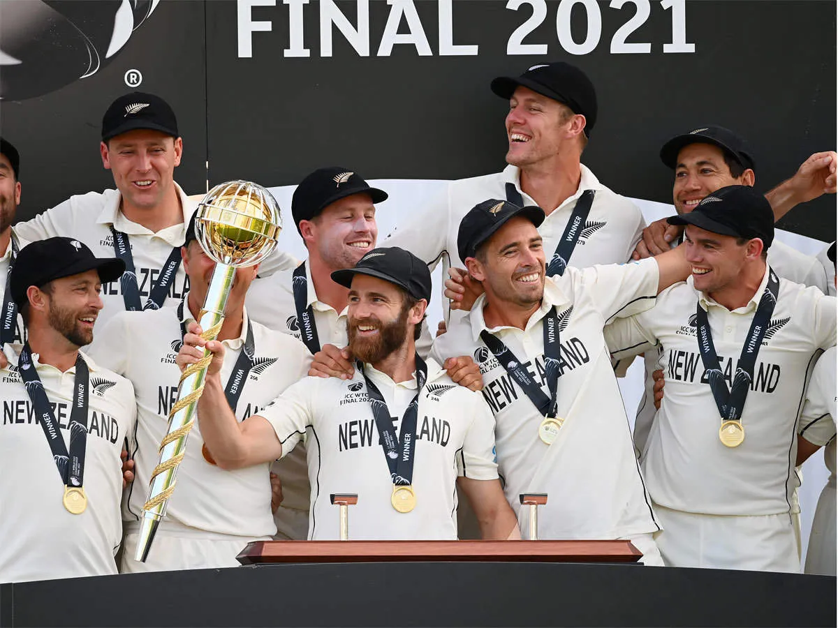 India vs New Zealand WTC Final Highlights: Kane Williamson, Ross Taylor guide New Zealand to inaugural WTC title - The Times of India