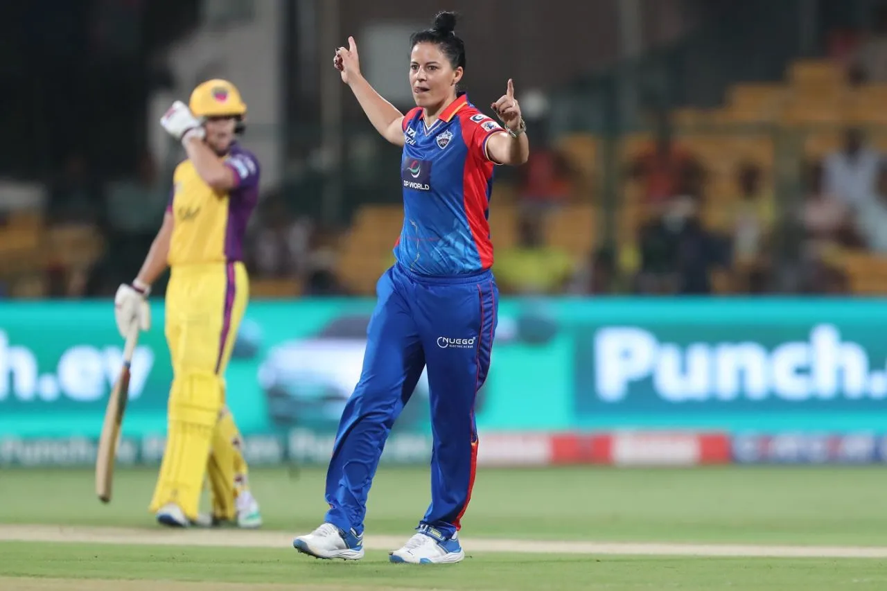 Marizanne Kapp finished with brilliant figures of 4-1-5-3 , Delhi Capitals vs UP Warriorz, WPL, Bengaluru, February 26, 2024