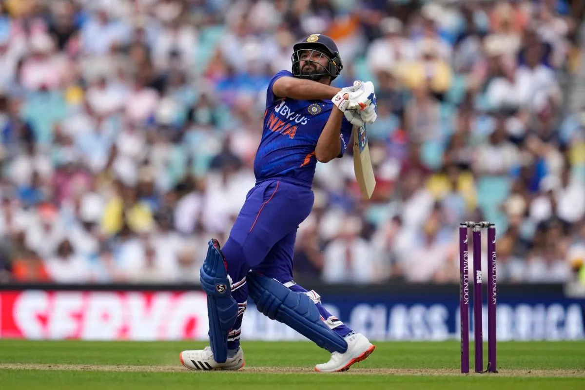 Rohit Sharma had the pull shot going for him, England vs India, 1st ODI, The Oval, London, July 12, 2022