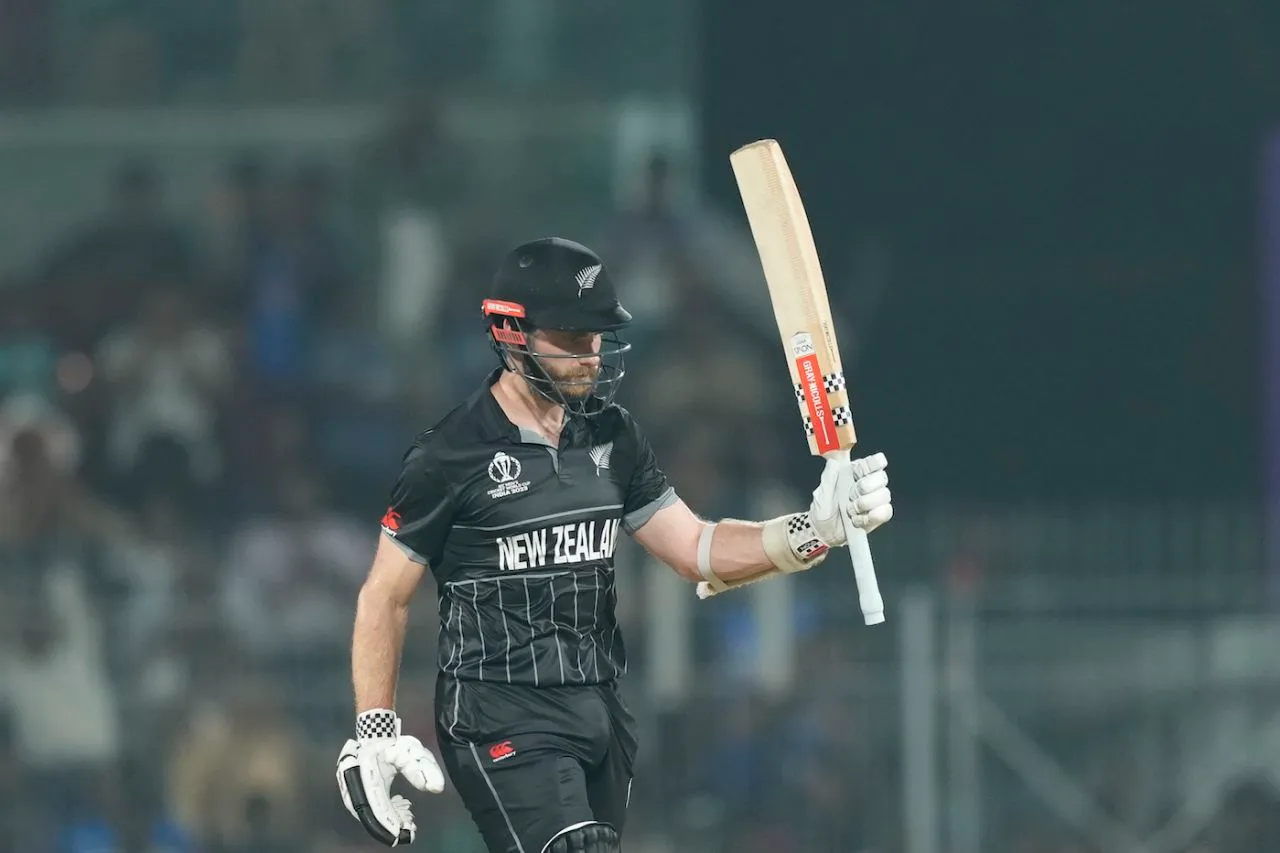 Kane Williamson brought up a half-century on his return to international cricket, Bangladesh vs New Zealand, World Cup, Chennai, October 13, 2023