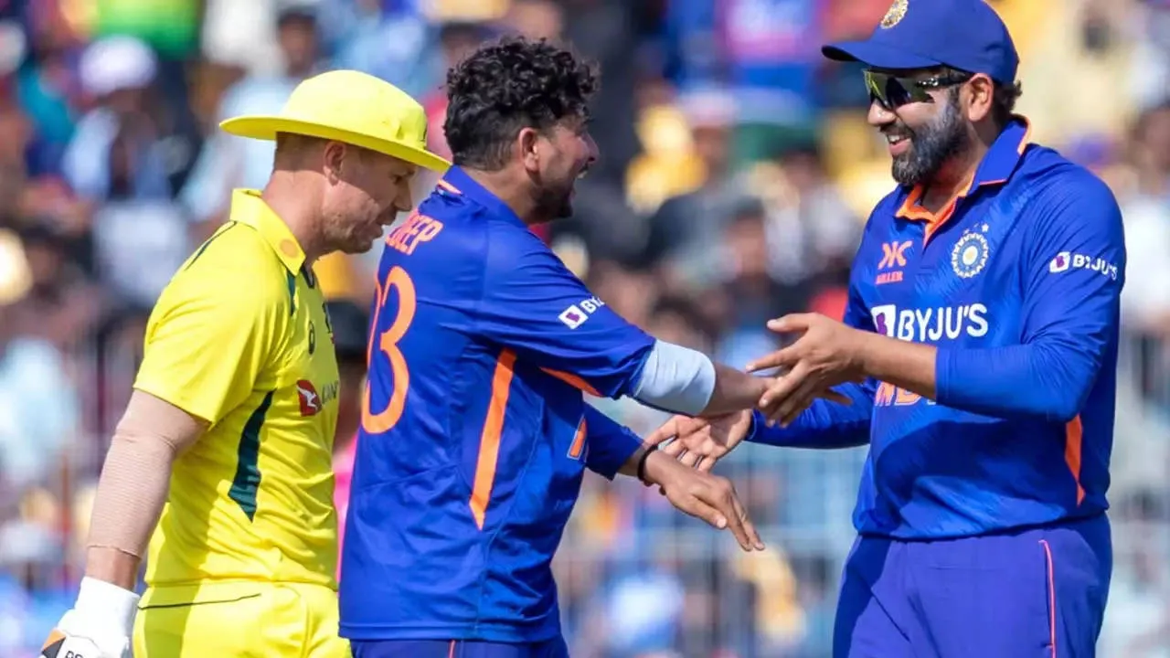 Australia post fighting total of 269 despite fine bowling by Hardik Pandya, Kuldeep Yadav | Cricket News - Times of India