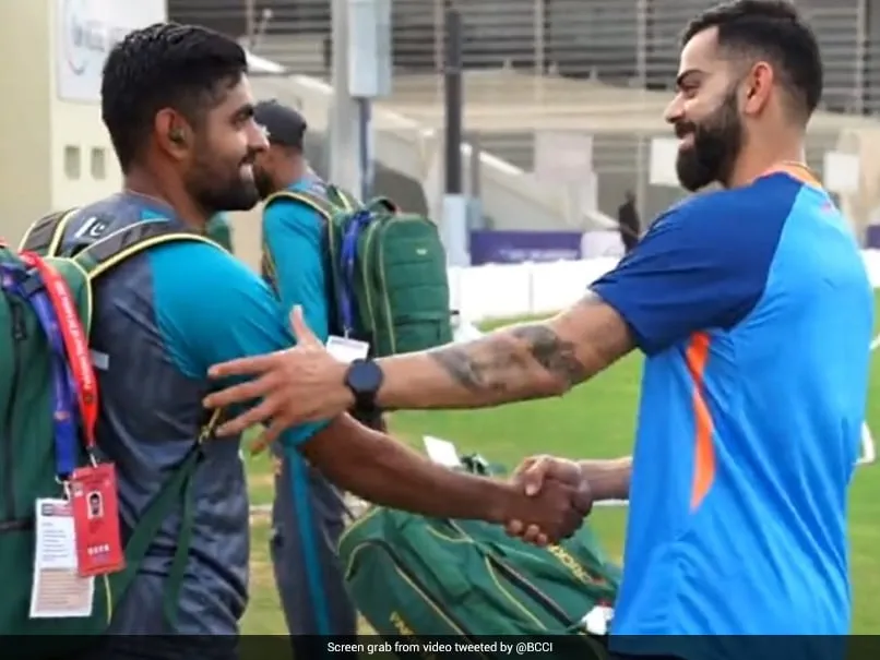 Virat Kohli Meets Pakistan Captain Babar Azam Ahead Of Asia Cup 2022. Watch | Cricket News