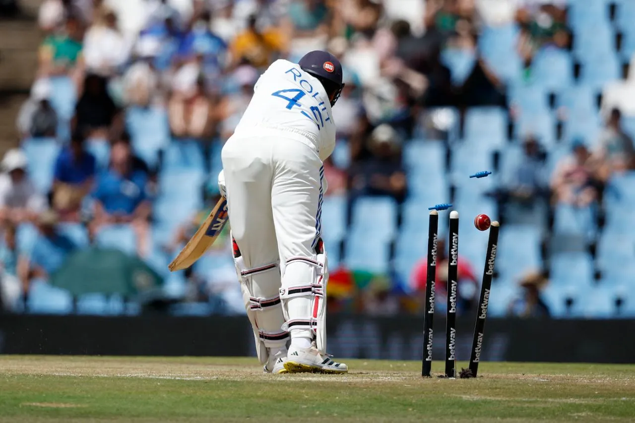 Rohit Sharma lost his stumps to Kagiso Rabada, South Africa vs India, 1st Test, Centurion, 3rd day, December 28, 2023