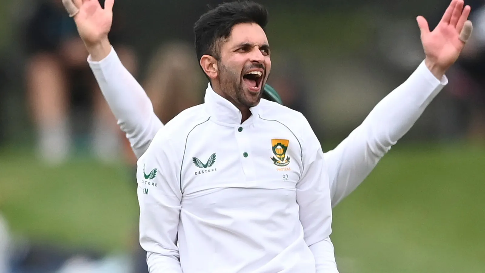 Keshav Maharaj takes seven wickets as South Africa thrash Bangladesh by 220 runs in first Test at Kingsmead | Cricket News | Sky Sports