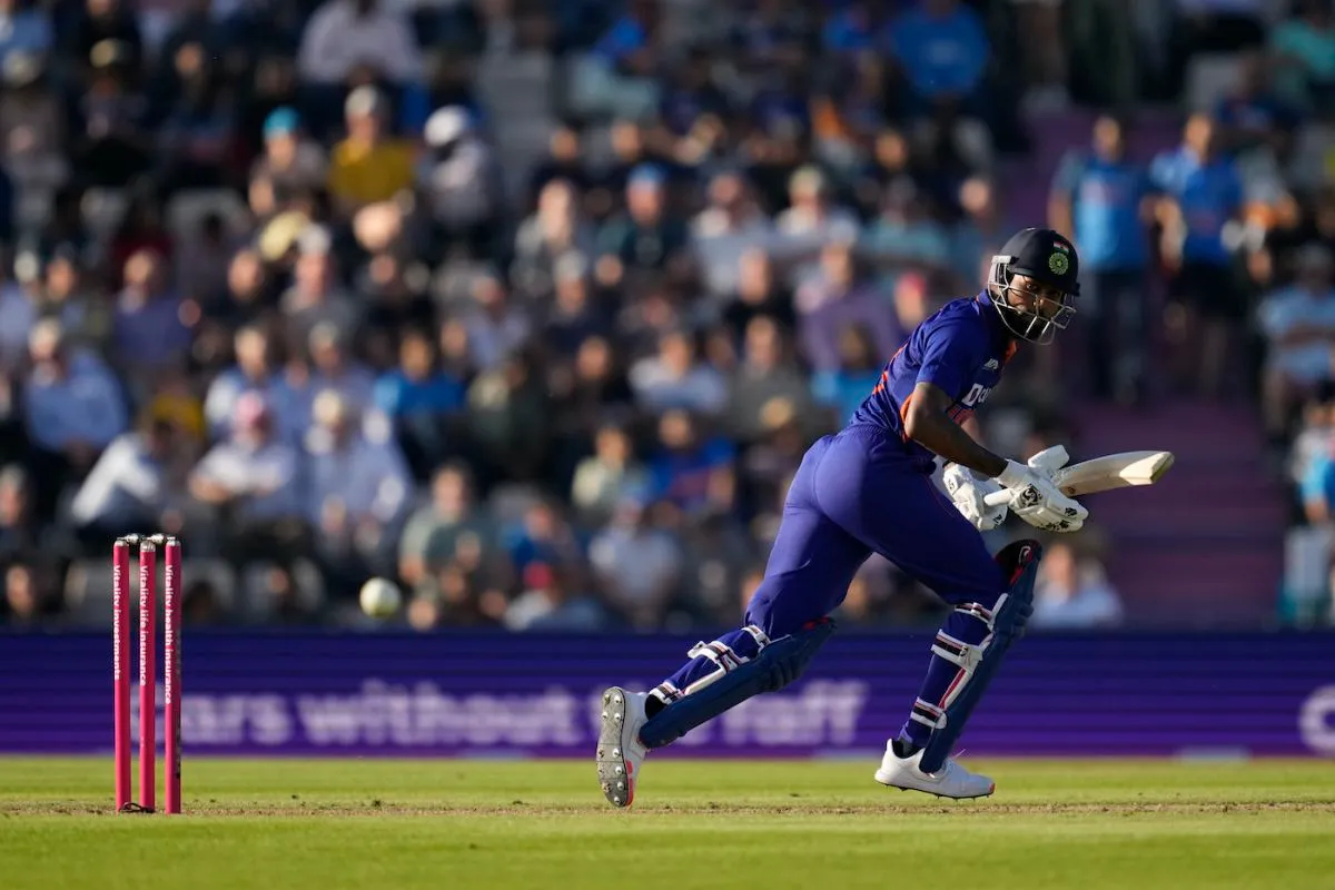 Hardik Pandya propelled India forward during the middle overs, England vs India, 1st T20I, Southampton, July 7, 2022 