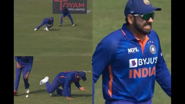 India Captain Rohit Sharma suffered a blow to his thumb while fielding in the IND vs BAN 2nd ODI - IND vs BAN 2nd ODI: कप्तान रोहित शर्मा की चोट पर आया