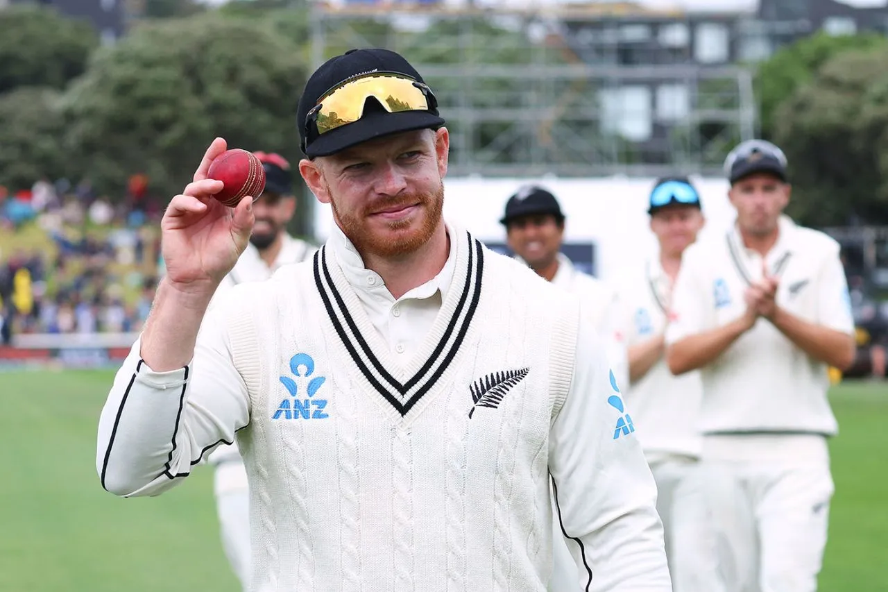 Glenn Phillips walks off after his five-wicket haul, New Zealand vs Australia, 1st Test, Wellington, 3rd day, March 2, 2024