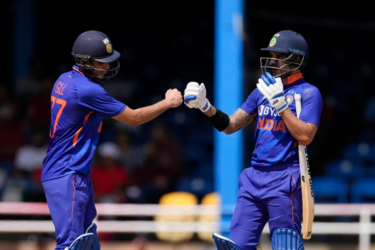 Shubman Gill and Shikhar Dhawan laid a strong foundation, West Indies vs India, 1st ODI, Port-of-Spain, July 22, 2022