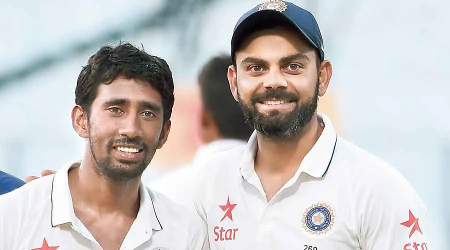 Virat Kohli - Play-mate Virat Kohli gets Wriddhiman Saha's vote - Telegraph India