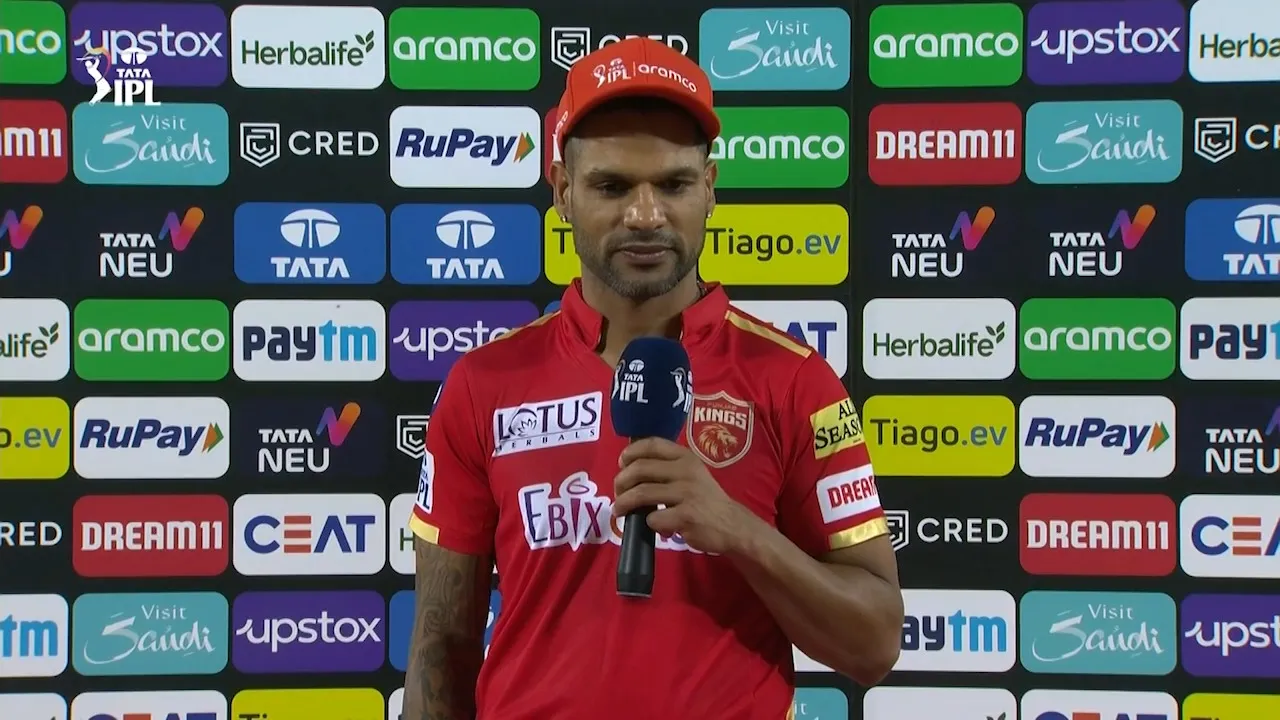 M14: SRH vs PBKS – Shikhar Dhawan Interview