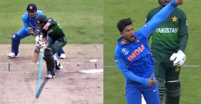 Kuldeep Yadav bowled babar azam