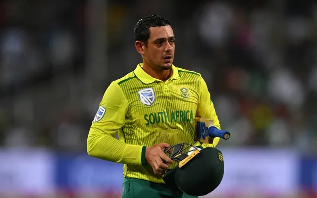 South African cricketer De Kock