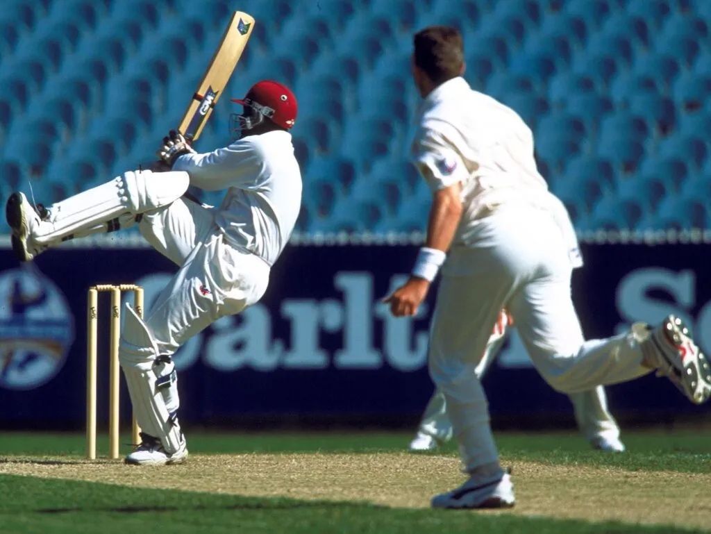 Courtney Walsh batting