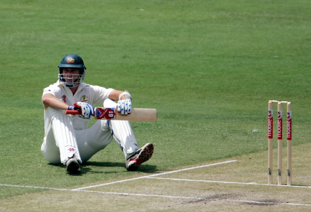 Glenn McGrath batting