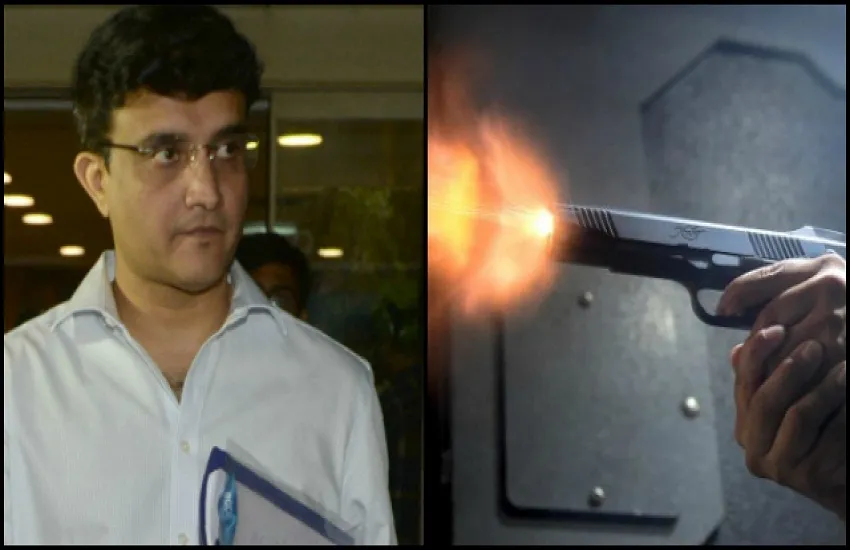 ganguli gunpoint cricket