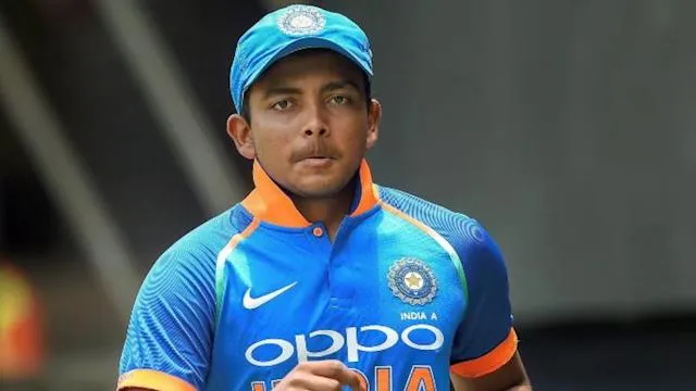 prithvi shaw 