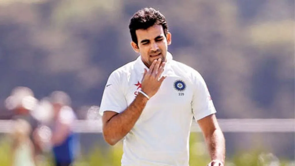 zaheer khan test