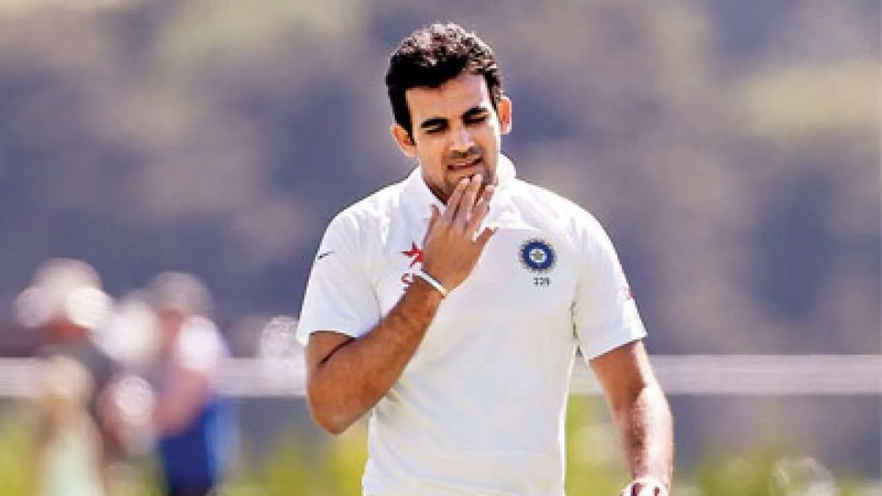 zaheer khan test 