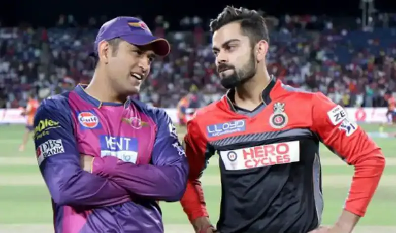 dhoni kohli ipl 