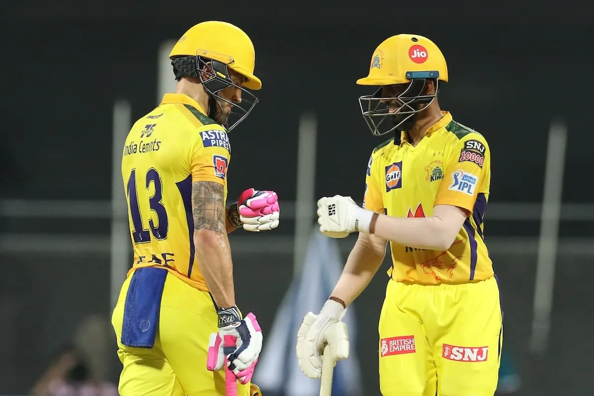 Ruturaj Gaikwad-Faf Du plessis