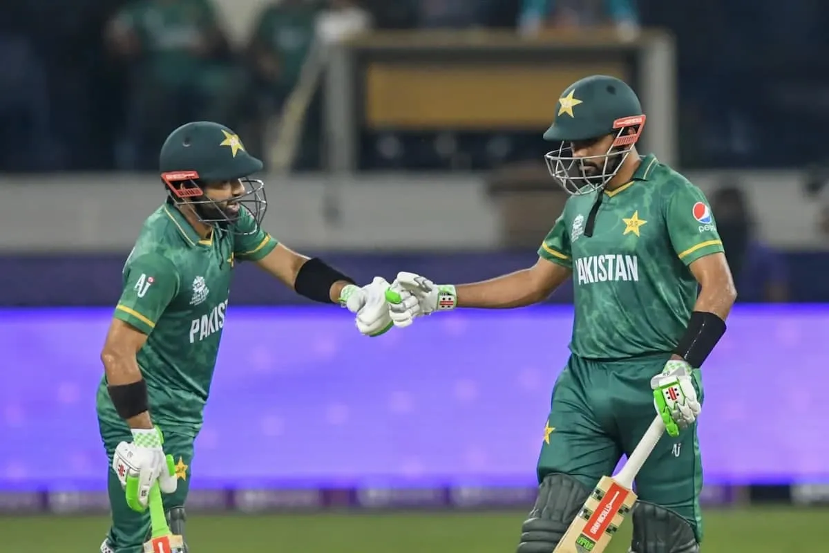 Babar Azam-Rizwan on social media