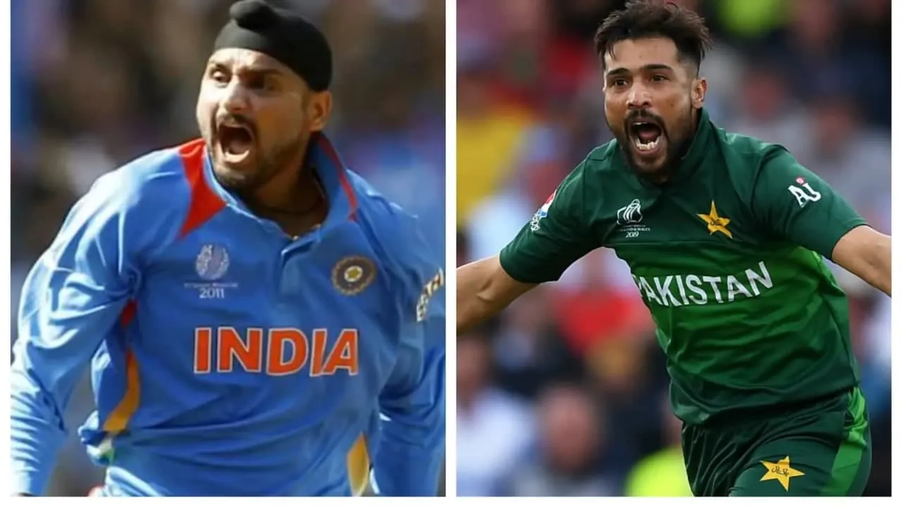 Harbhajan Singh-Mohammad Amir's On Twitter