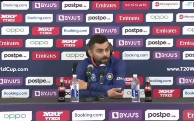 Virat Kohli on trent boult