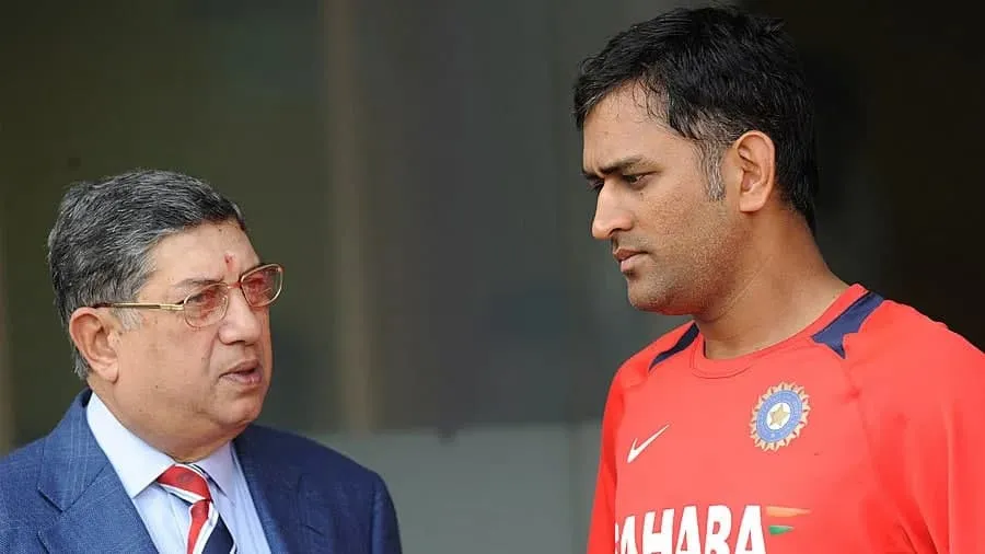  N. Srinivasan MS dhoni 