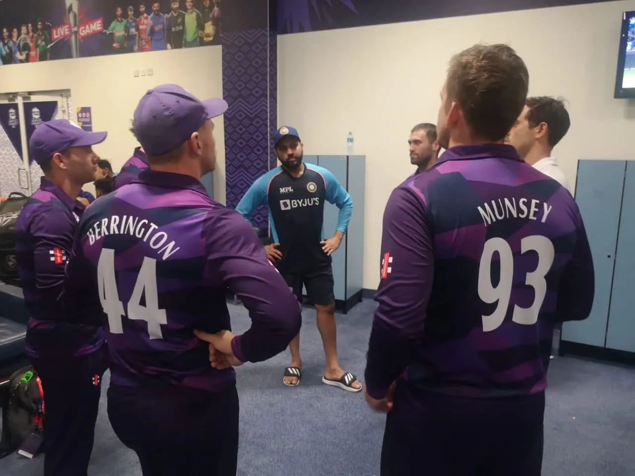 Rohit Sharma teach Scotland players