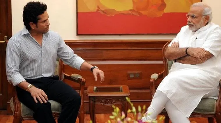  sachin tendulkar-PM Modi