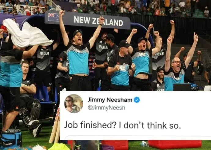 jimmy neesham Tweet