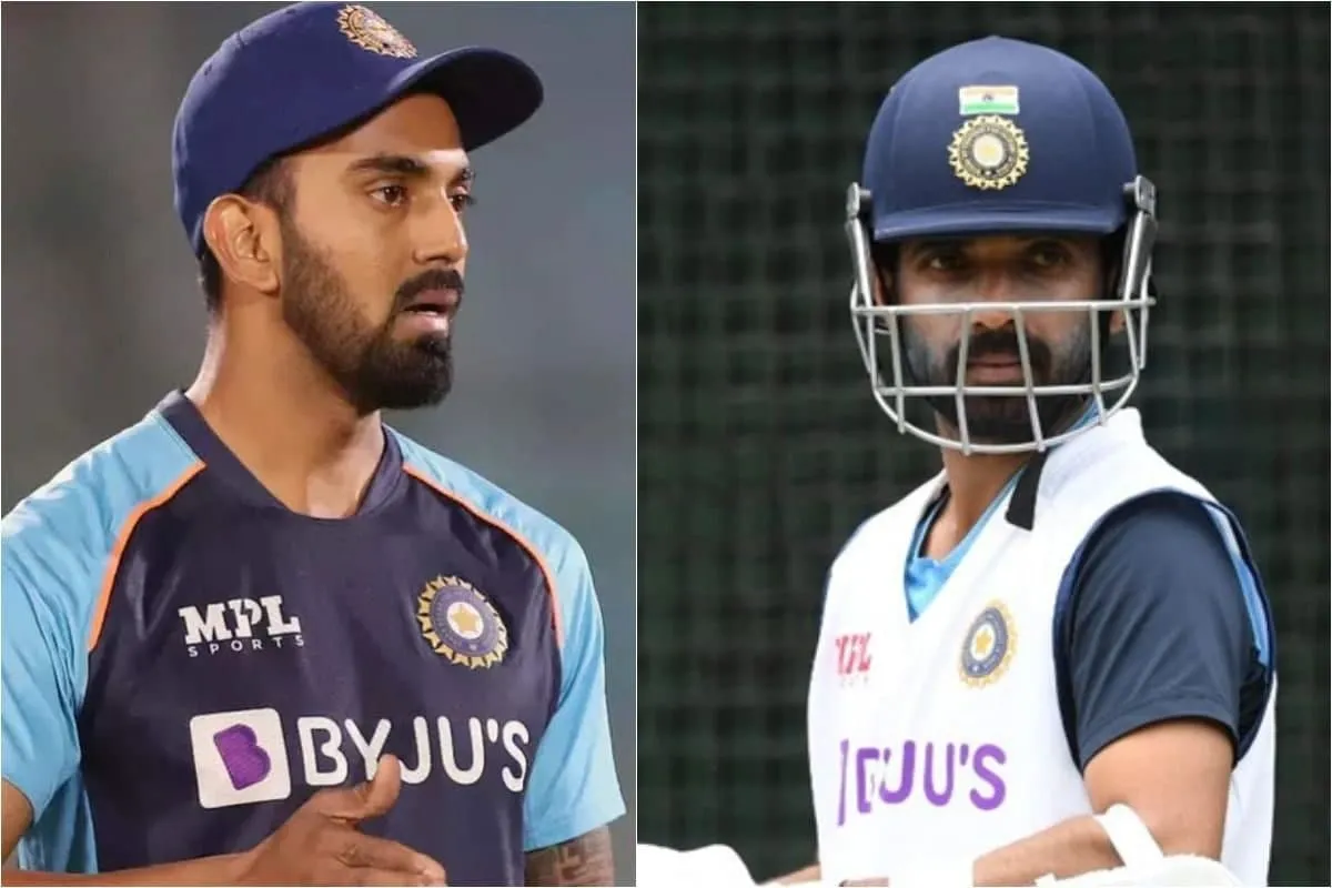  KL Rahul on Ajinkya Iyer