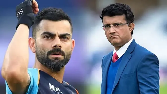 virat kohli sourav ganguly controversy