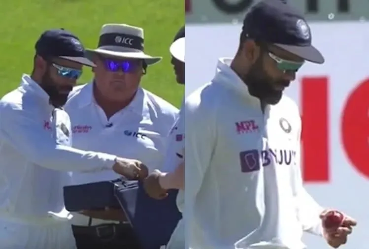  virat kohli discussion with umpire