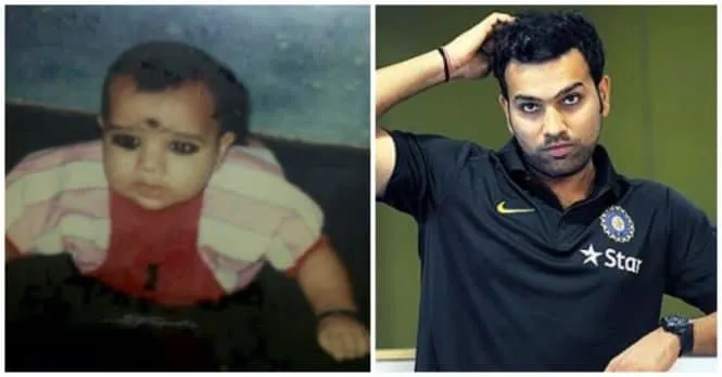 Rohit sharma childhood photos