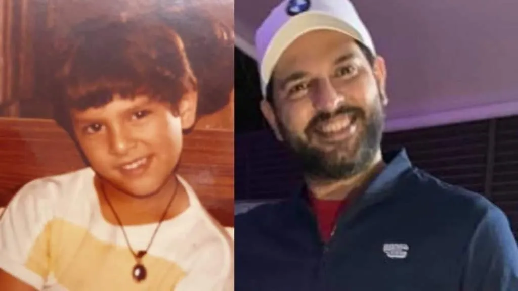 Yuvraj Singh childhood photos