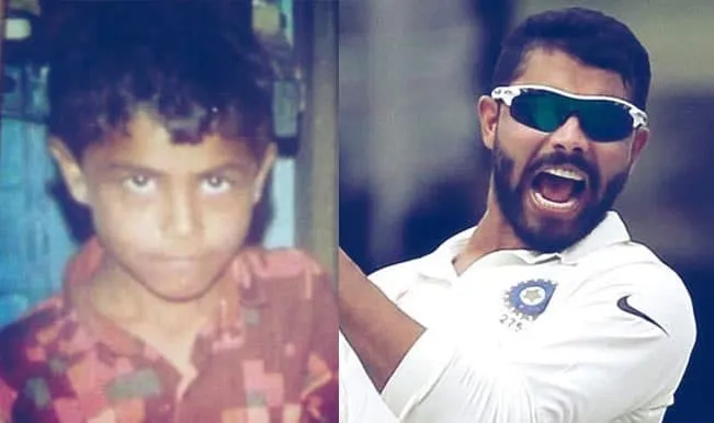 Ravindra Jadeja childhood photos