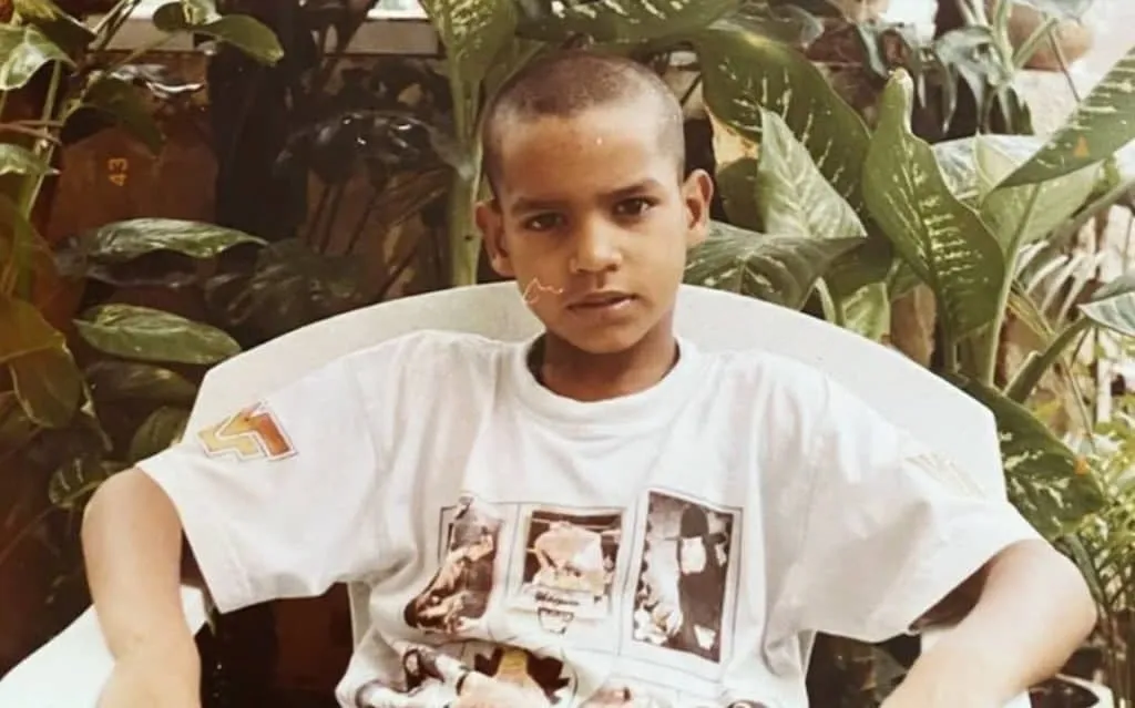 Shikhar Dhawan childhood photos