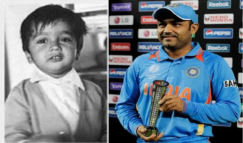 Virender Sehwag childhood photos