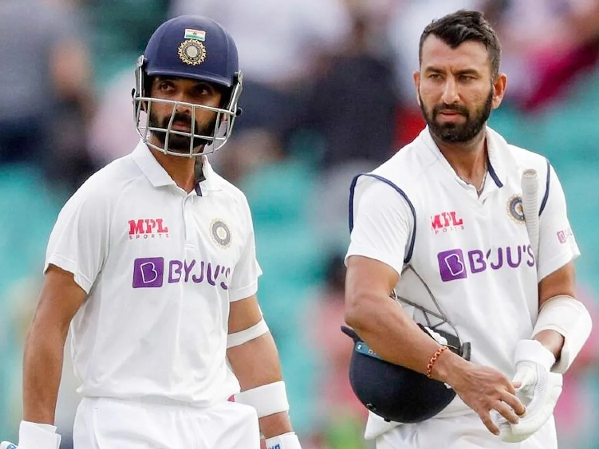 Ajinkya Rahane- cheteshwar pujara
