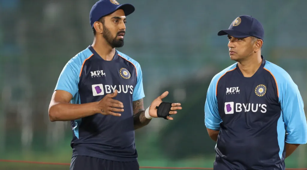 kl rahul-rahul dravid-team india