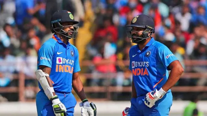 shikhar dhawan-rohit sharma