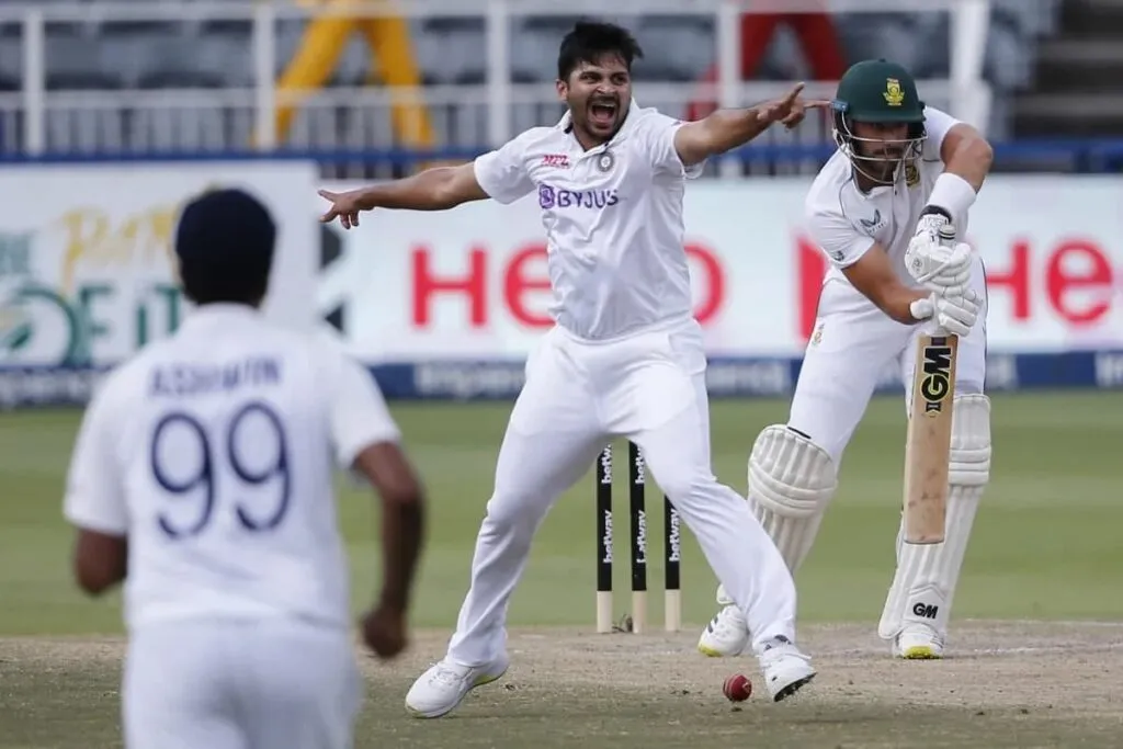 team india Shardul Thakur-Dean Elgar