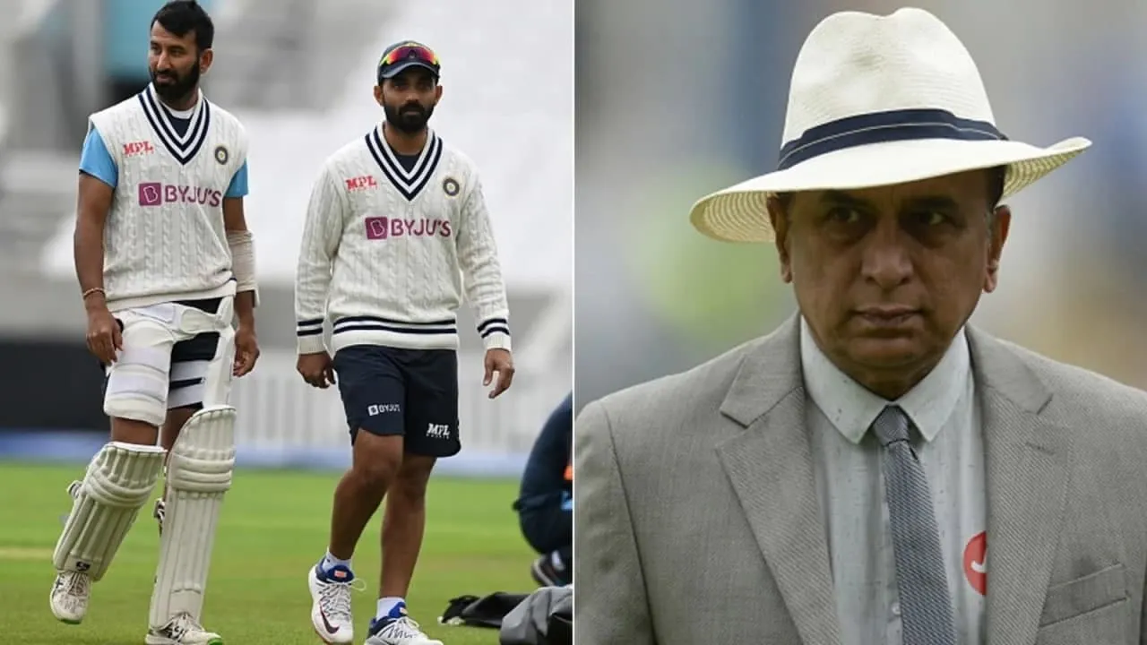 sunil gavaskar on rahane-pujara