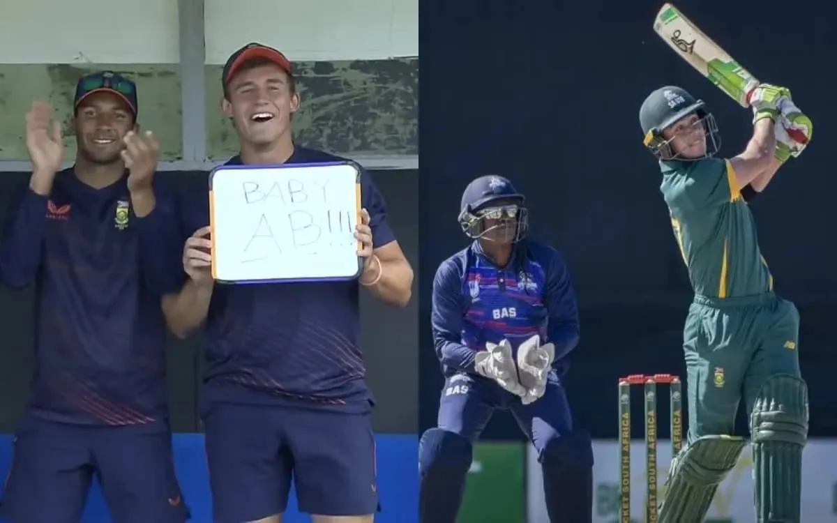 Dewald Brevis-Ab De Villiers-South Africa-U-19 WC 2022