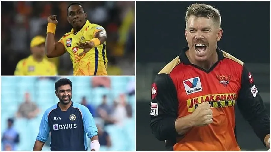 David Warner- R Ashwin 2 corore Base Price