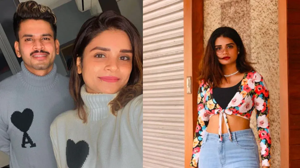 shreyas iyer with her sister