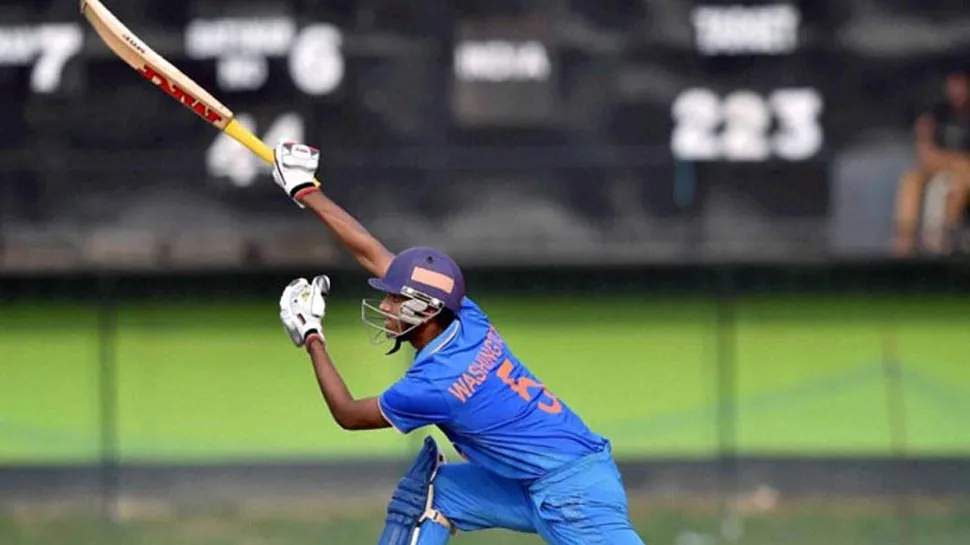 washington sundar batting