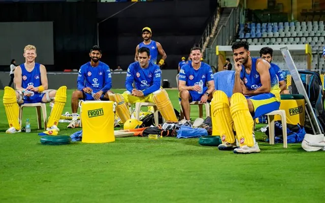 CSK-practice-session